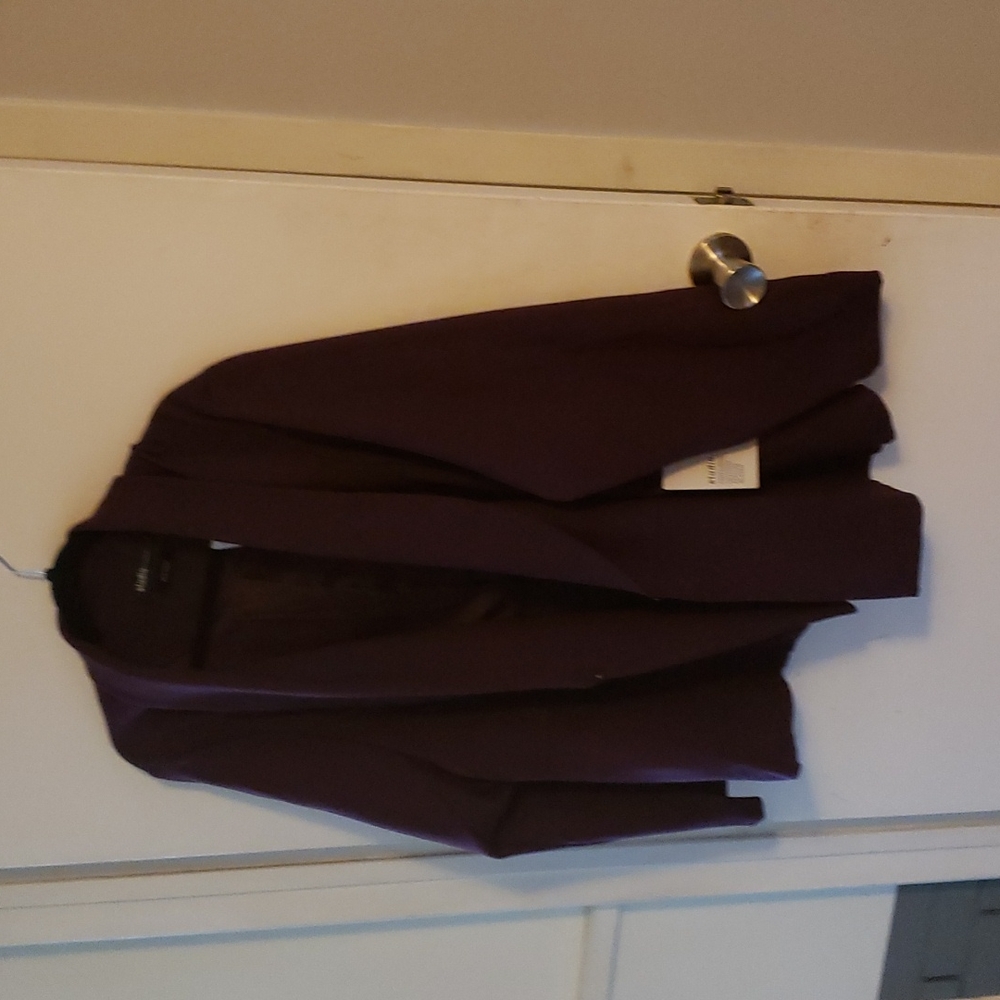 NWT Torrid Burgundy peplum blazer 5X size 5 size 28